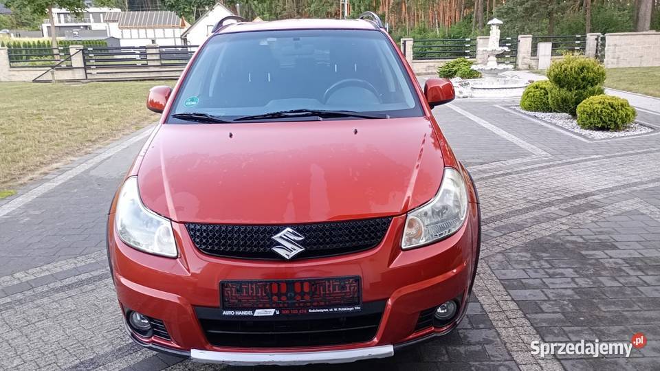 Suzuki SX4 16i ceglasty metalik 10r centralny zamek pomorskie Kościerzyna