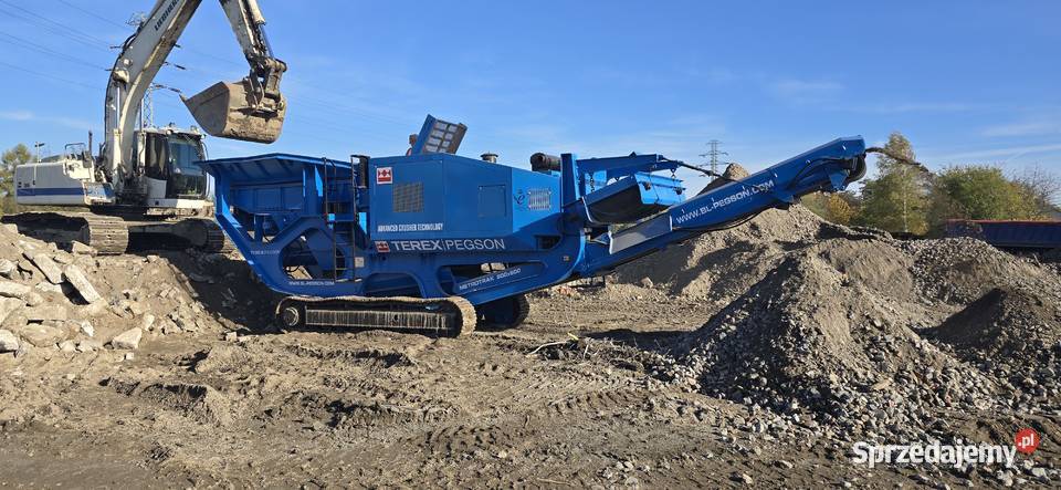 Kruszarka szczękowa Terex Pegson Metrotrak 2001 nie śląskie Trachy sprzedam