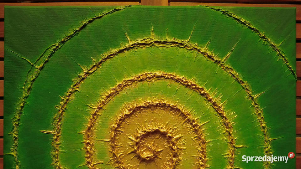 Obraz akryl płótno Złota spirala 5 50x50 Sieradz