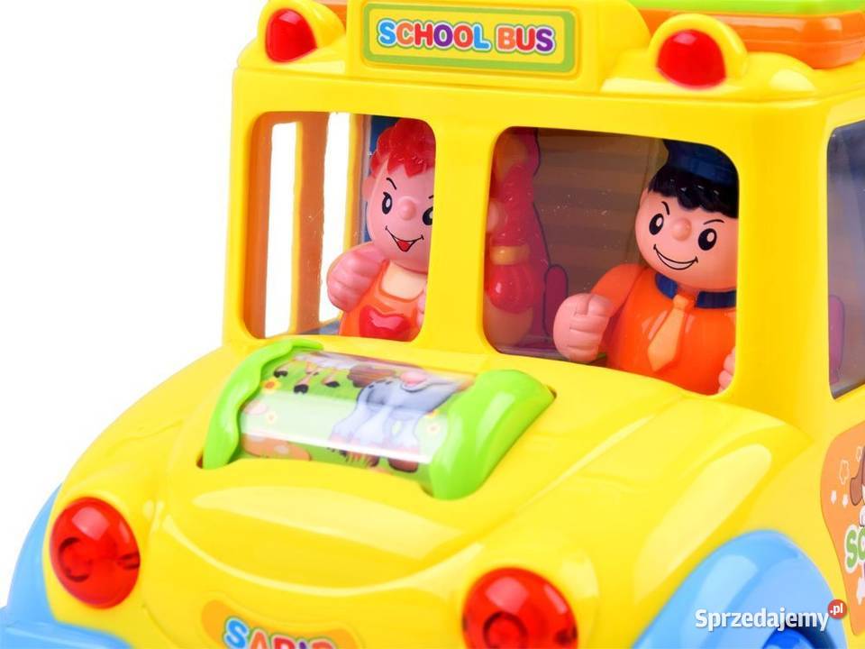 Autko Autobus Wesoły Interaktywny Kolorowy 0019 Kielce