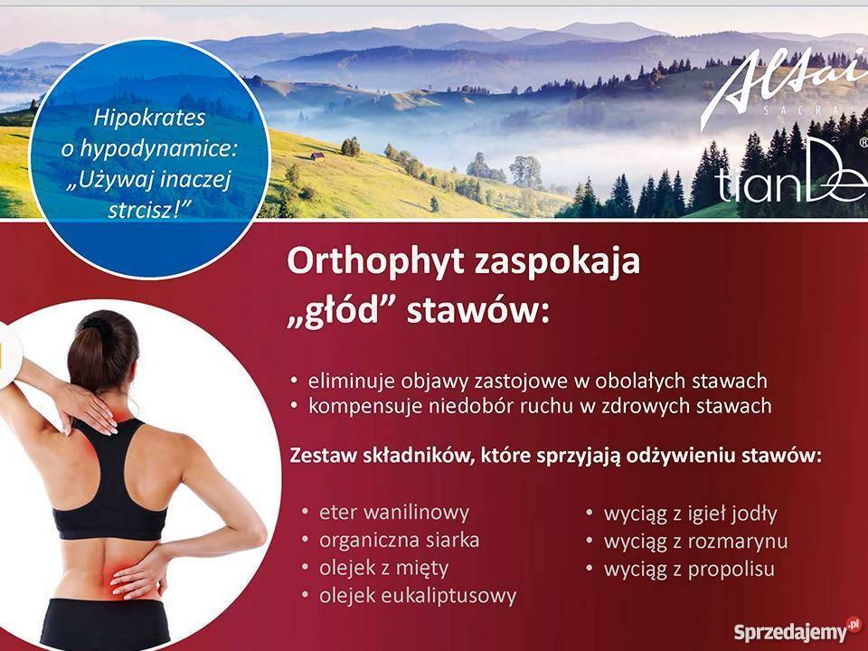 Żel do masażu ciała Orthophyt TianDe Zdrowie Kołobrzeg