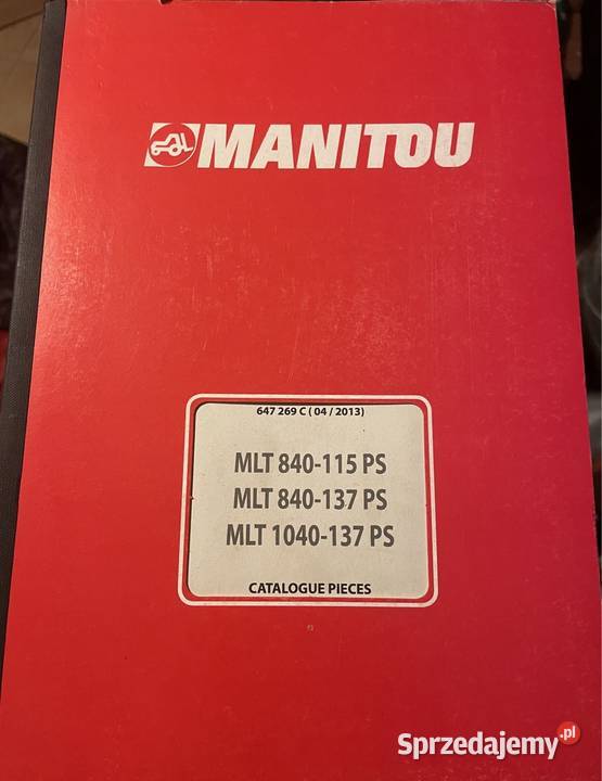 Katalog MANITOU ładowarka teleskopowa MLT 840115 Biczyce Górne