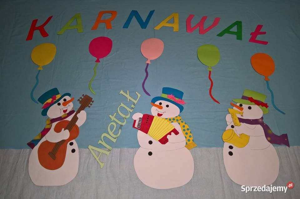 Dekoracje na Dzień Karnawał z brystolu 504 102 mazowieckie