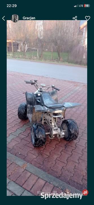 Quad Bashanloncin nieuszkodzony Czyżew-Siedliska