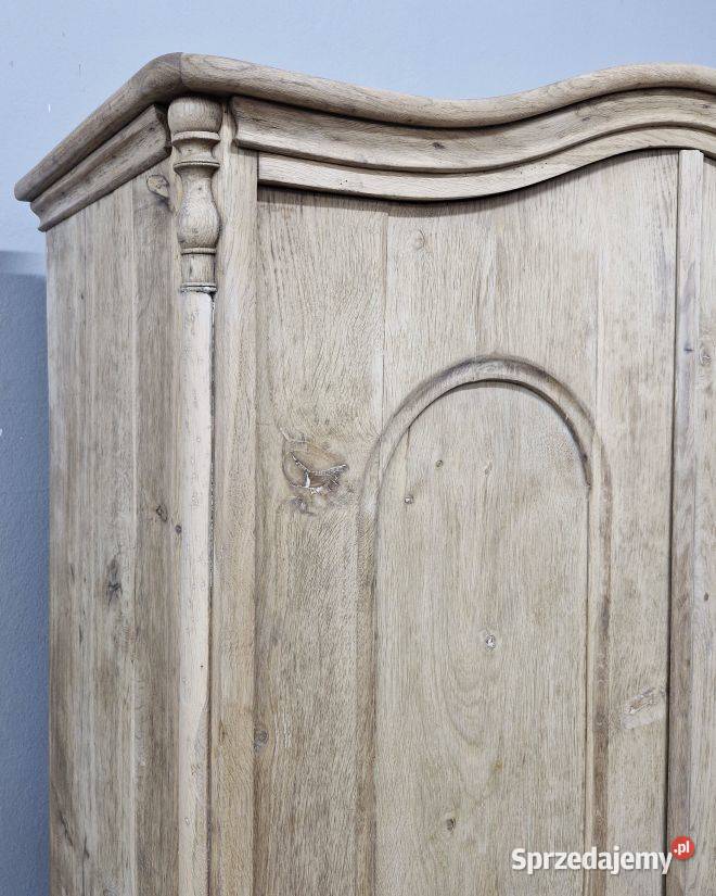 Dębowa szafa ludwikowska z Dolnego Śląska Marki