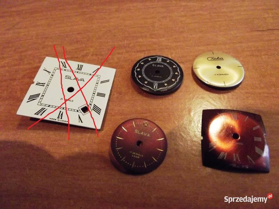 Tarcze tarcza Poljot Czajka Zarja Molnija Skierniewice sprzedam