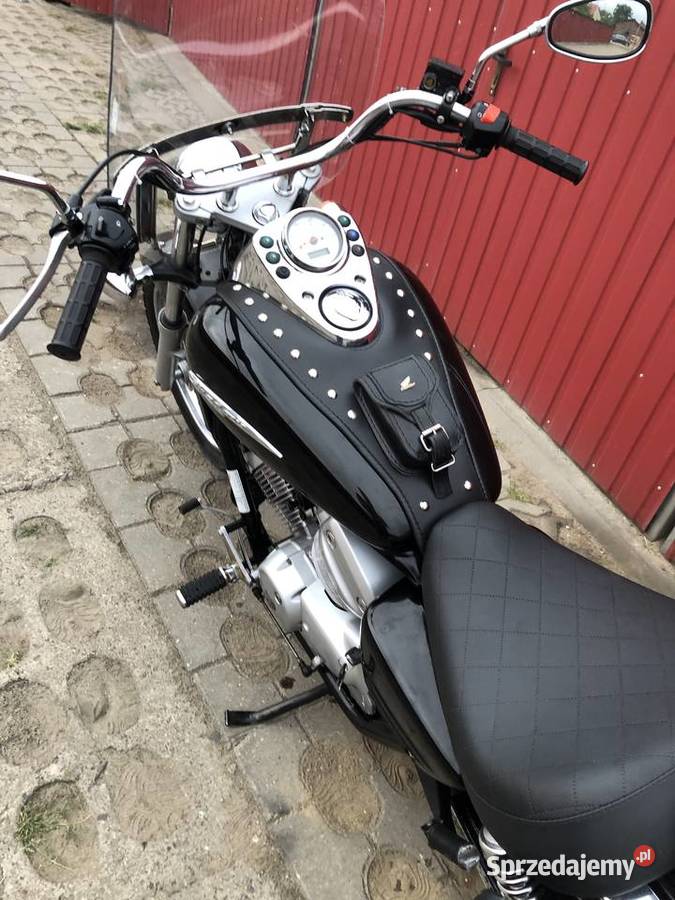 Honda Shadow VT 125 C Piękna NOWA tłumik SILVER cruiser Żyrardów