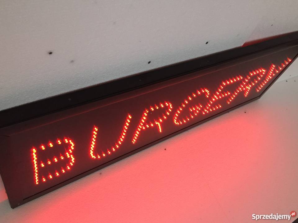 BURGERY reklama LED zewnętrzna NOWA producent