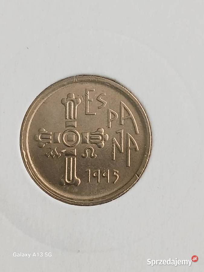 5 Pesetów Hiszpania 1995 r UNC Konin