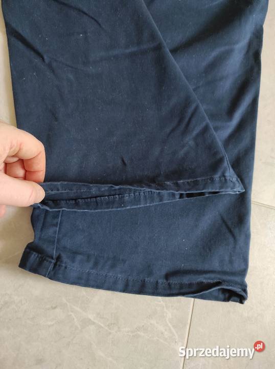 Granatowe spodnie ciążowe Bonprix 46 XXXL Płock