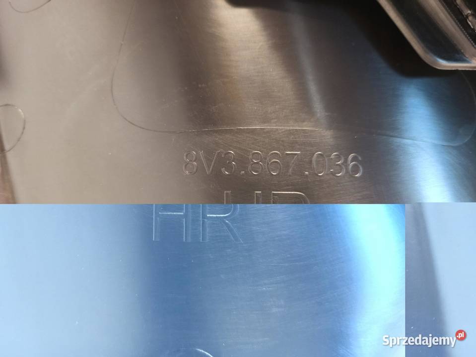 BOCZEKPRAWY TYŁ AUDI A3 8V 8V3867036 15R sprzedam