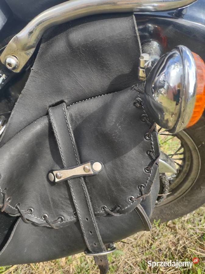 Yamaha virago 1 GR Chopper szyba skorzane sakwy Yamaha łódzkie Wólka Łękawska