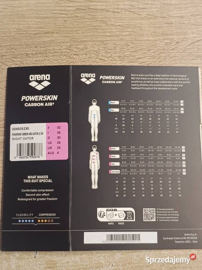 Strój Startowy ARENA damski POWERSKIN CARBON