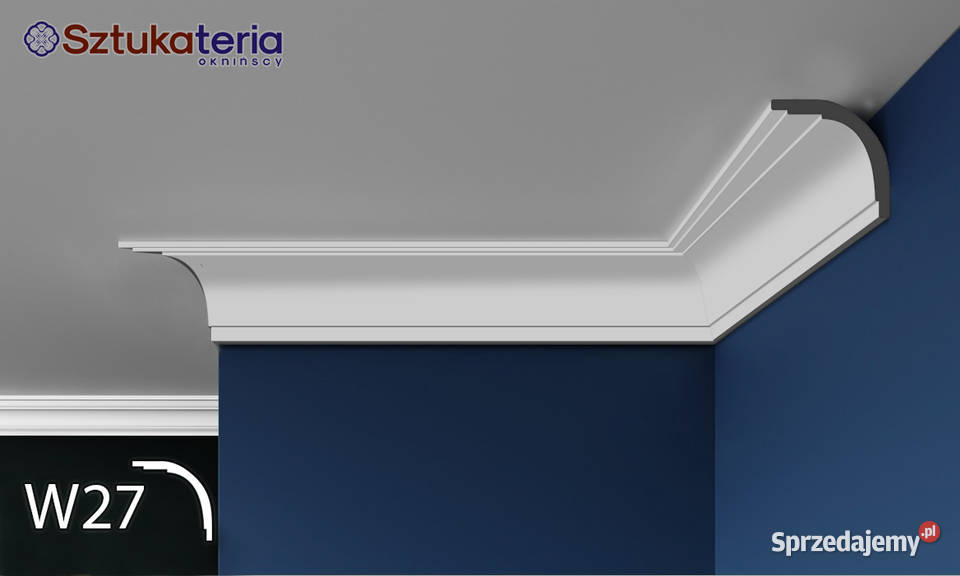 Listwa sufitowa sztukateria do wnętrza zasłona Siedlce sprzedam