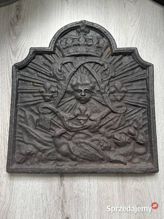 Średniowieczna żeliwna tablica pamiątkowa herb dolnośląskie Bystrzyca Kłodzka sprzedam