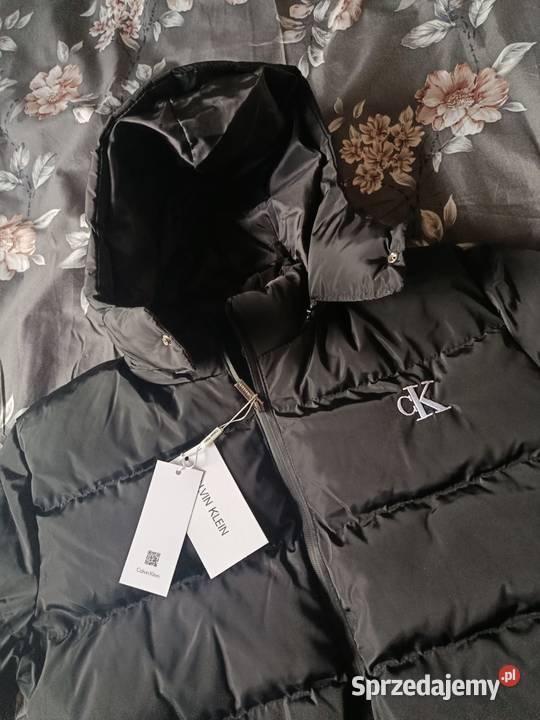 Kurtka męska puchowa Calvin Klein Regular Fit czarny Białystok