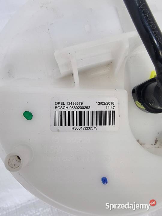 POMPA PALIWA PŁYWAK 13436579 OPEL CORSA E 14 osobowe Motoryzacja sprzedam