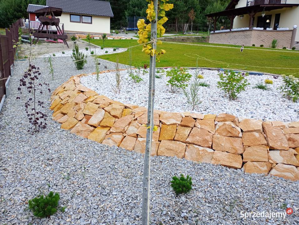 Kamień ogrodowy na wzmocnienie skarpy skalniak Warszawa
