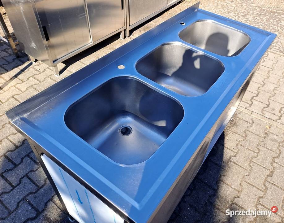 ZLEW 3 KOMOROWY Z SZAFKĄ DRZWI SUWANE 1506085 Nowe Skalmierzyce