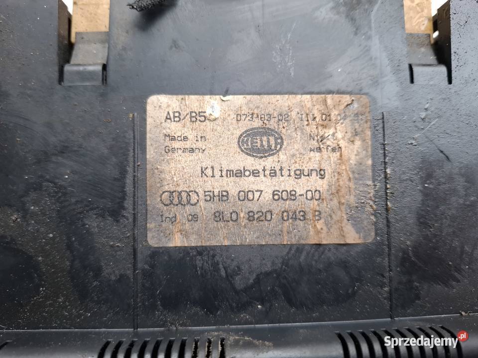 Panel Sterowania Nawiewu Audi A4 B5 Wisznice
