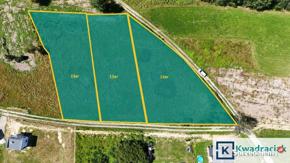 sprzedaży działki Orzechówka 1300m2 podkarpackie