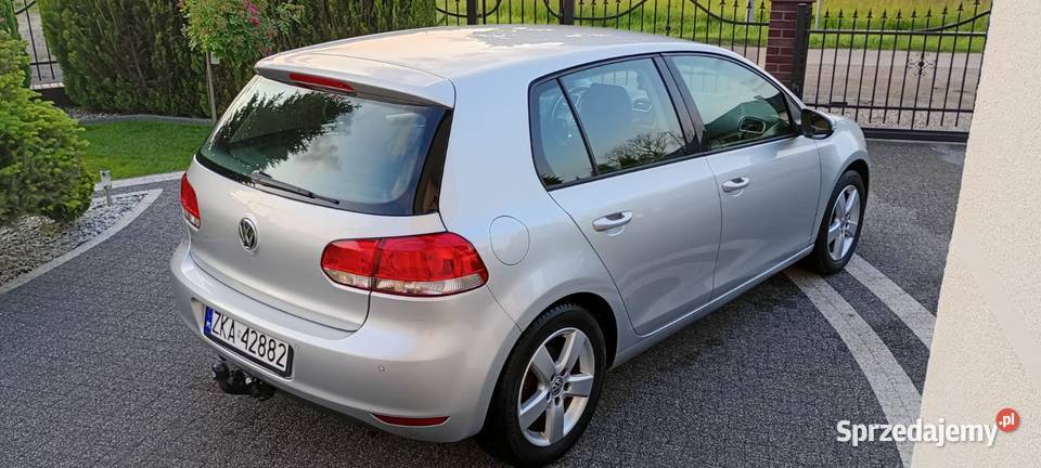 Volkswagen Golf VI srebrny zachodniopomorskie Kamień Pomorski