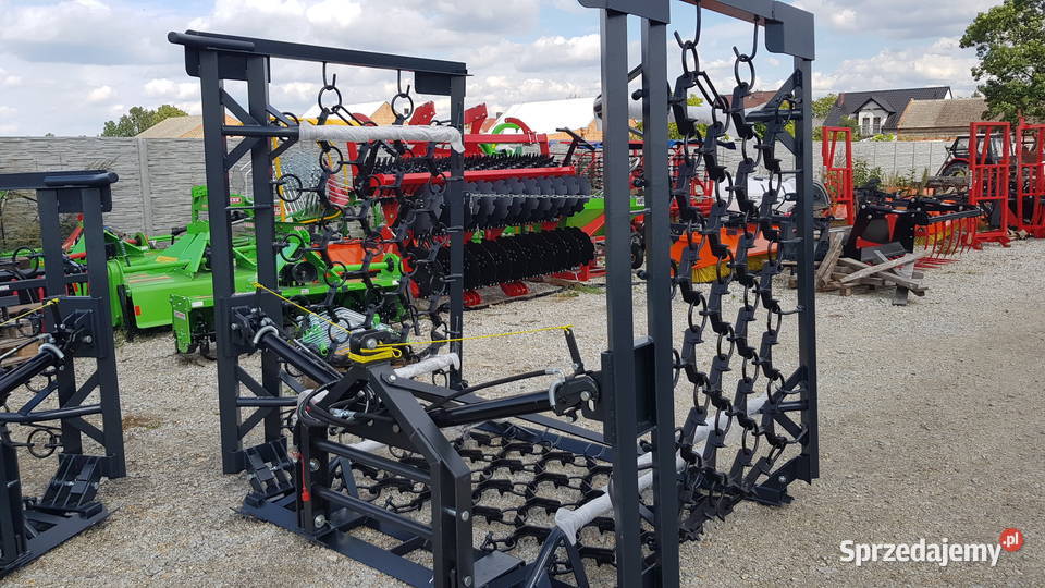 Włóka łąkowo polowa 6m Metal Technik nieuszkodzony Nysa