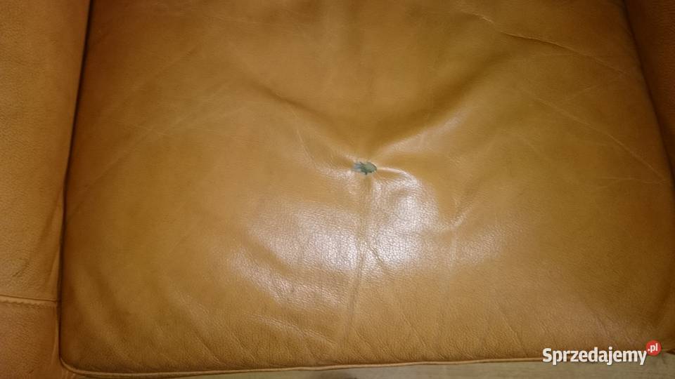Fotele ze skóry naturalnej 97cm Zawiercie sprzedam