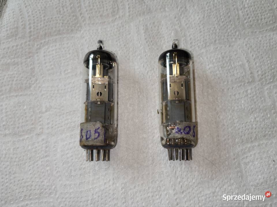 Lampy elektronowe ECL805 sparowane 2