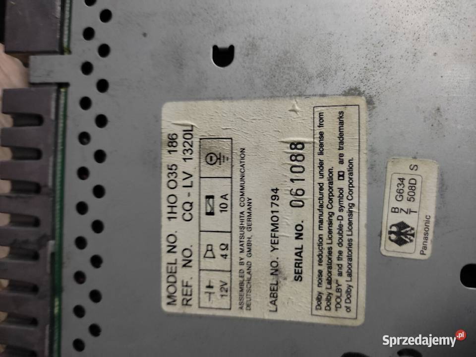 Radio samochodowe VW gamma 4 Panasonic