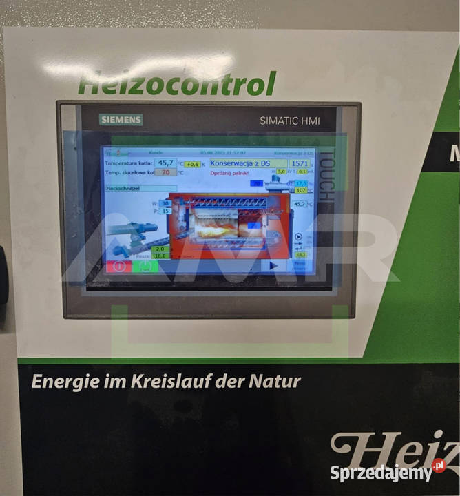 Kotły 5 kl Heizomat na biomasę zrębkę trociny Pałubice sprzedam