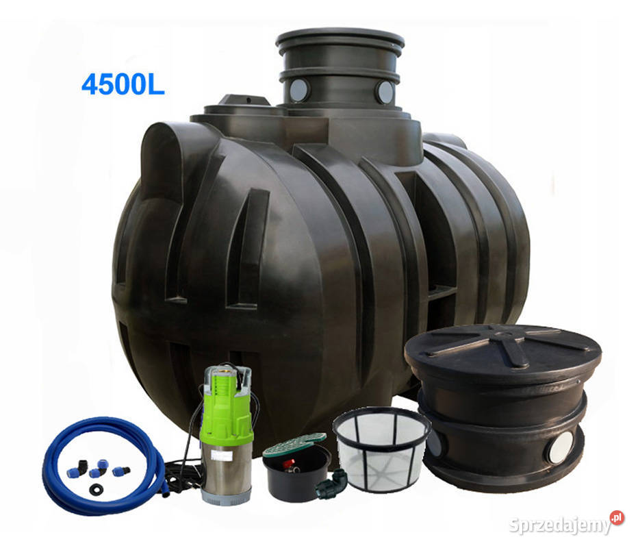 ZBIORNIK NA DESZCZÓWKĘ 4500L Zestaw Ogród Moja dolnośląskie Legnica