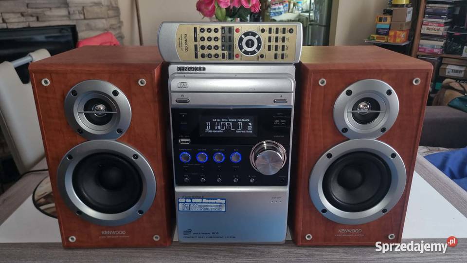 Mikrowieża HiFi Kenwood M505 USB CD MP3 Kaseta z