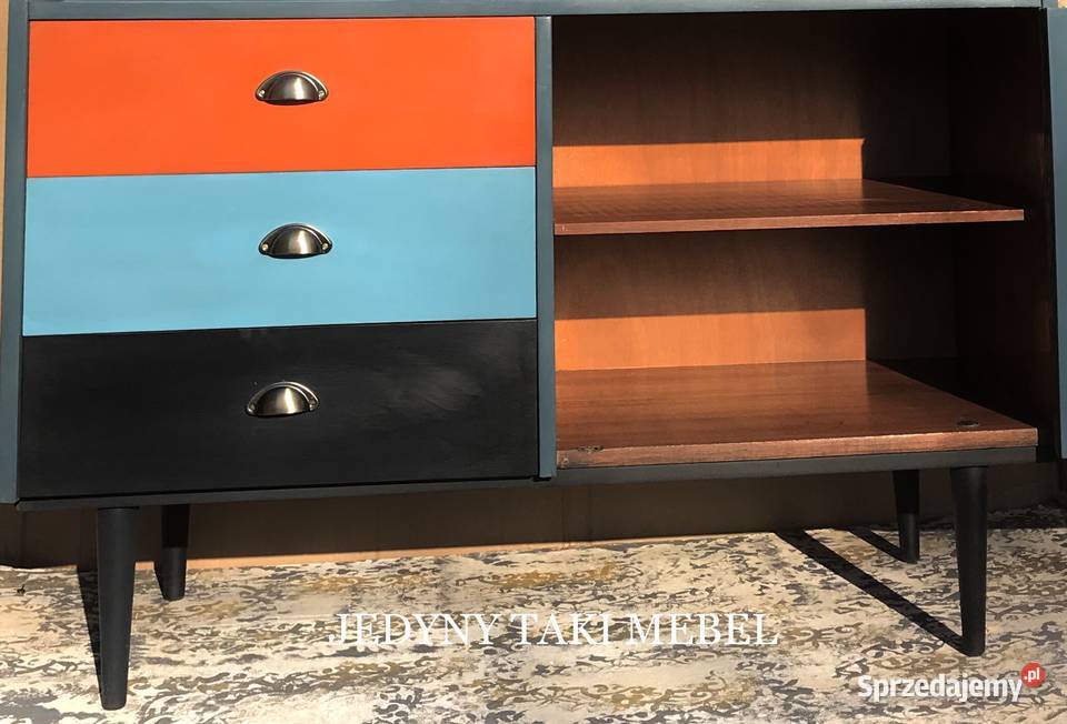 Regał PRL kredens retro vintage Szafy, regały, półki Przeworsk