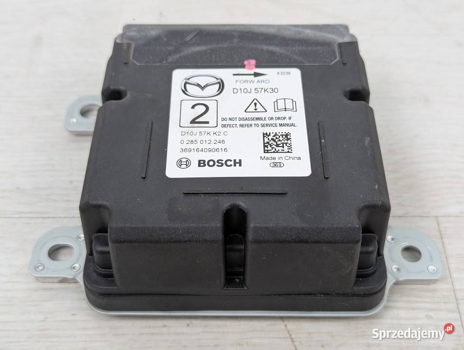 MODUŁ SENSOR PODUSZEK POWIETRZNYCH AIRBAG MAZDA podlaskie Białystok