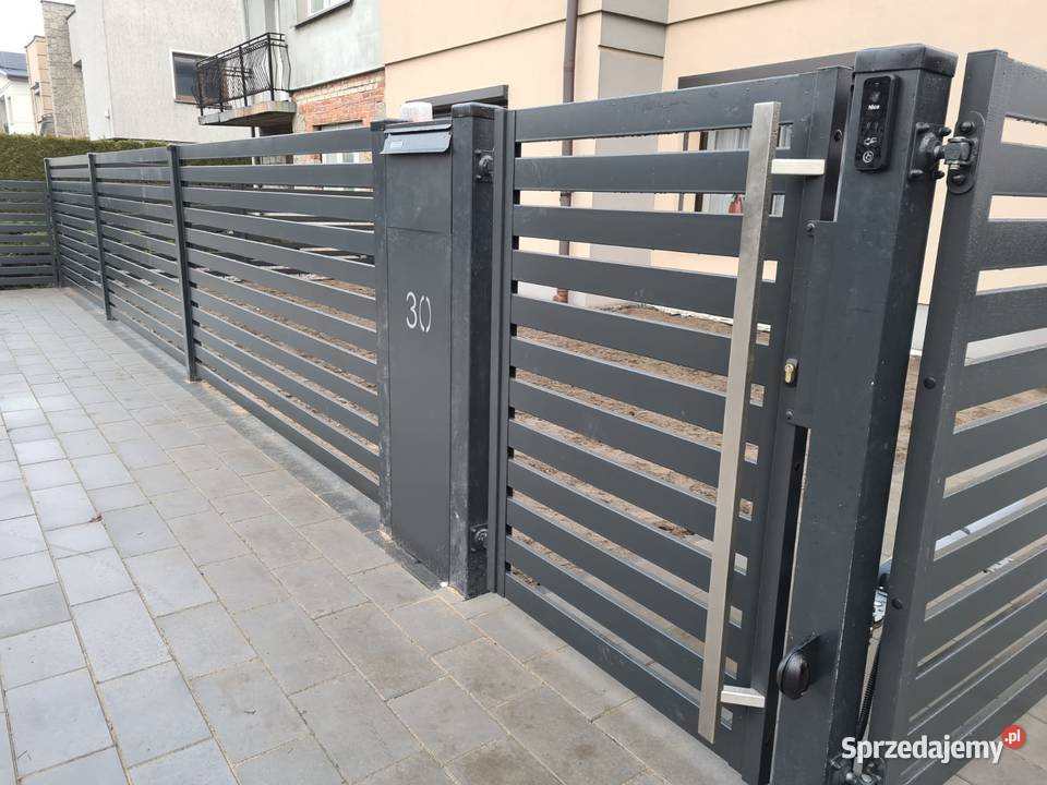 Brama skrzydłowa 400x150 MASTER 83 ogrodzenia Bramy wielkopolskie Ostrów Wielkopolski