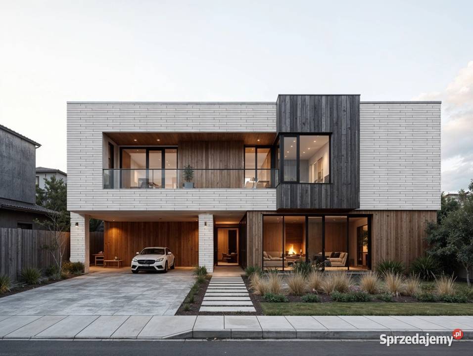 Płytki ceglane na elewację Slim Long White 52 mazowieckie Warszawa