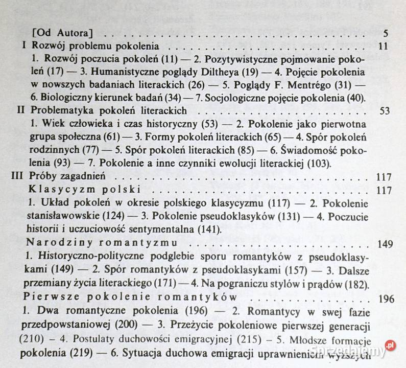 Pokolenia literackie Kazimierz Wyka Rok wydania 1989 Pozostałe Chełm sprzedam