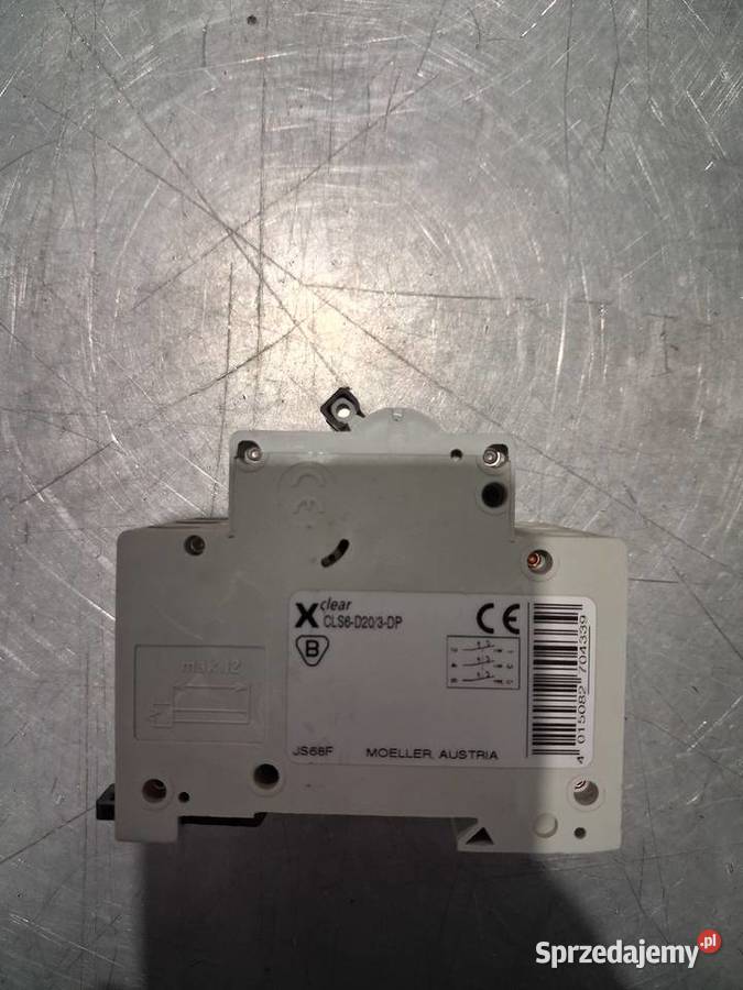 Wyłącznik nadprądowy CLS6 D 20A6kA 3P 270433 Zabezpieczenia i rozdzielnice Gliwice