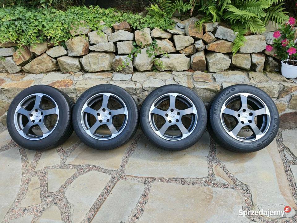Alufelgi 16 5x112 opony letnie 20555R16 Audi VW Brzozów