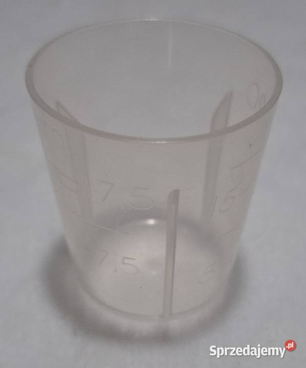 Kieliszek plastikowy miarka ml 120ml 35x4 Czeladź sprzedam