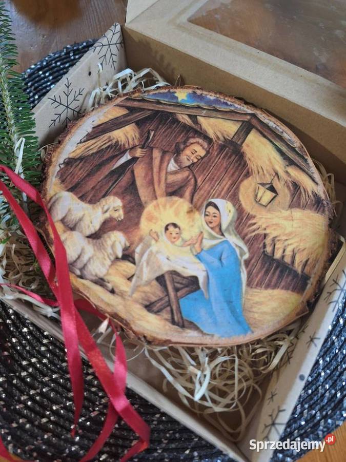 Szopka Bożonarodzeniowa z drewna Strzyżów