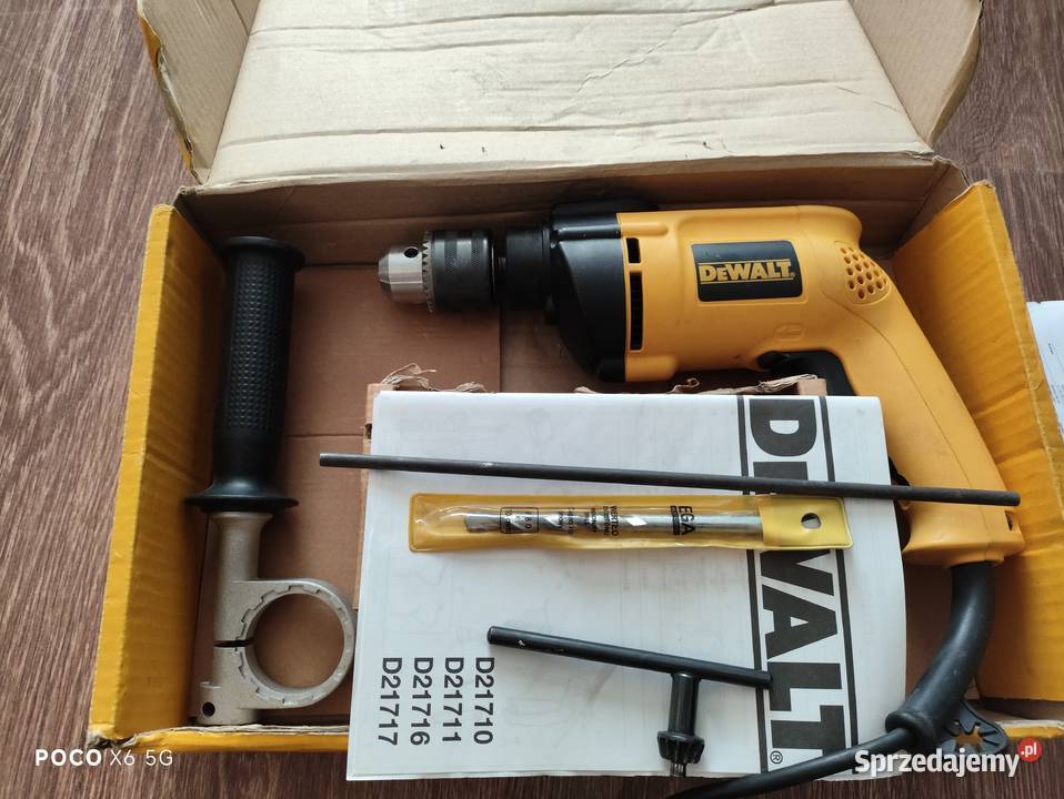 DeWalt D21710 wiertarka udarowa 600W nowa Dom i Ogród Bolesławiec