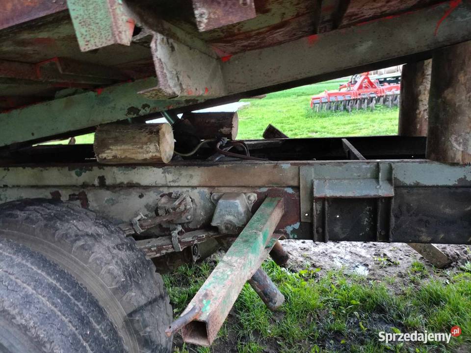 Przyczepa jednoosiowa 10 ton Maszyny rolnicze lubelskie Komarówka Podlaska