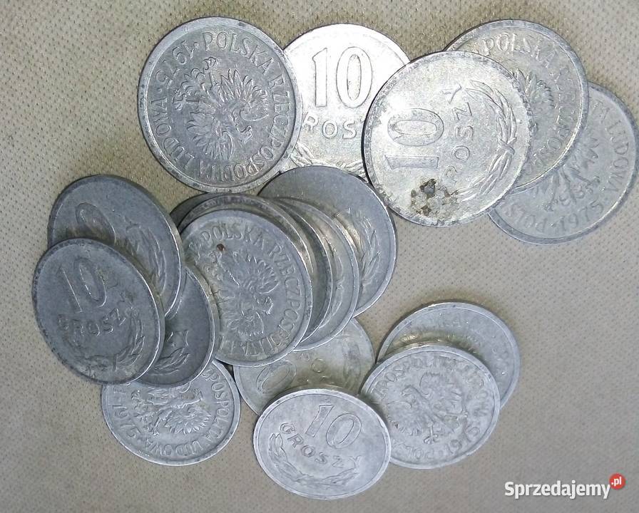 POLSKA10 GROSZY1975 r zzmAL19 SZTUK Legionowo