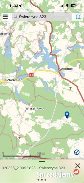 Działka budowlana Świerczyna