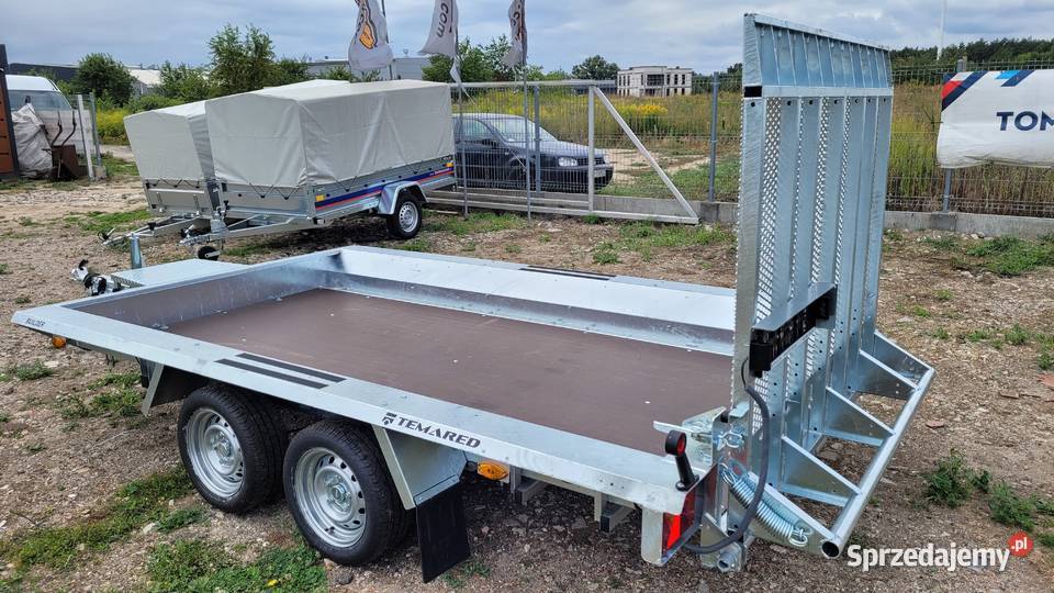 Przyczepa pod minikoparkę Laweta Temared 3500DMC wielkopolskie Piła