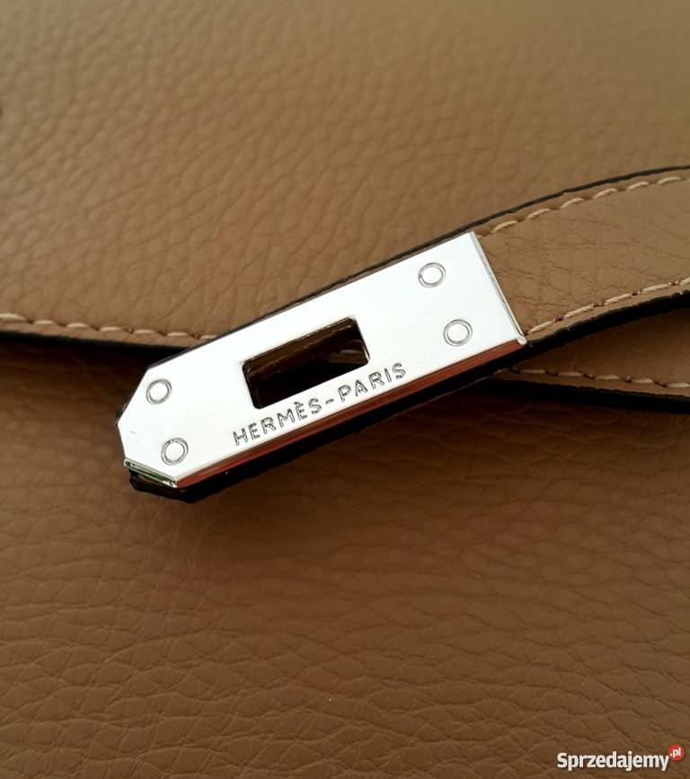 HERMES KELLY BORDO TOREBKA KUFEREK TECZKA KŁÓDKA szary/srebrny sprzedam