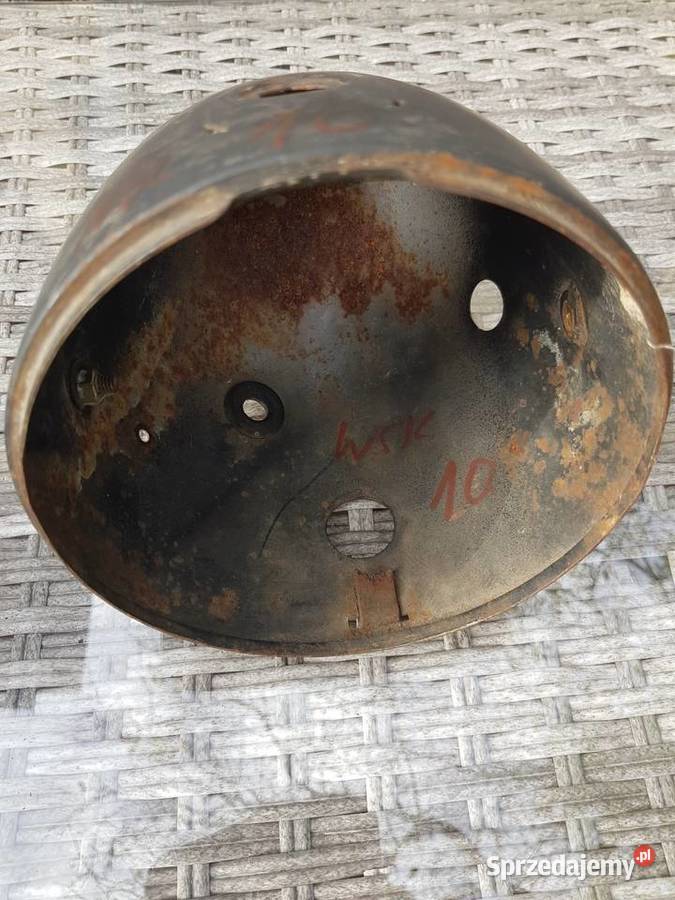 10Ładnametalowa obudowa lampy WSK M06 Gorzów Wielkopolski sprzedam