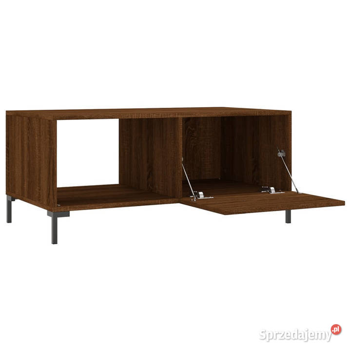 Stolik kawowy brązowy dąb 90x50x40 WM829219 Warszawa